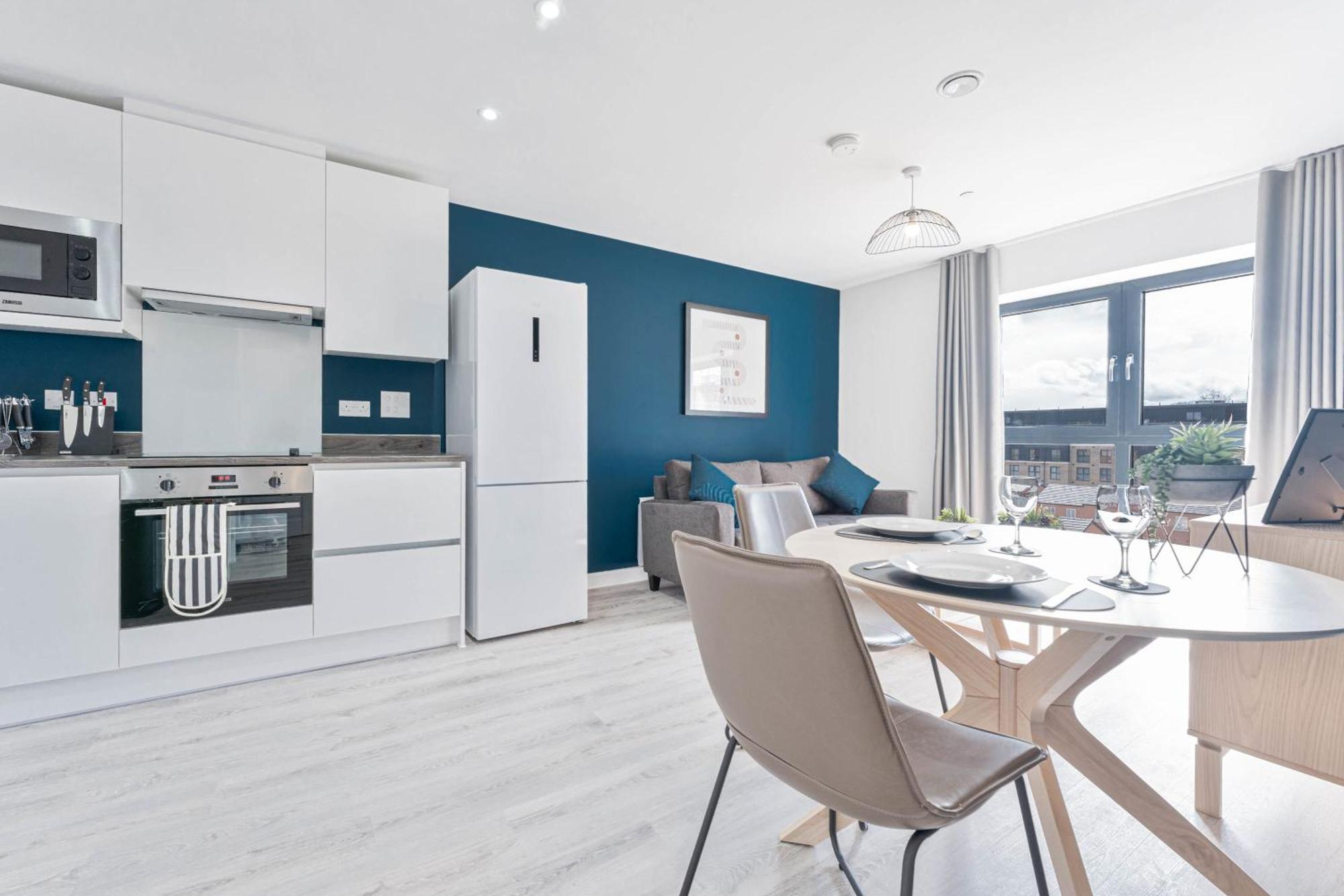 Stayzeni, Hardwick House Derby Bright 1 Bed Flat エクステリア 写真